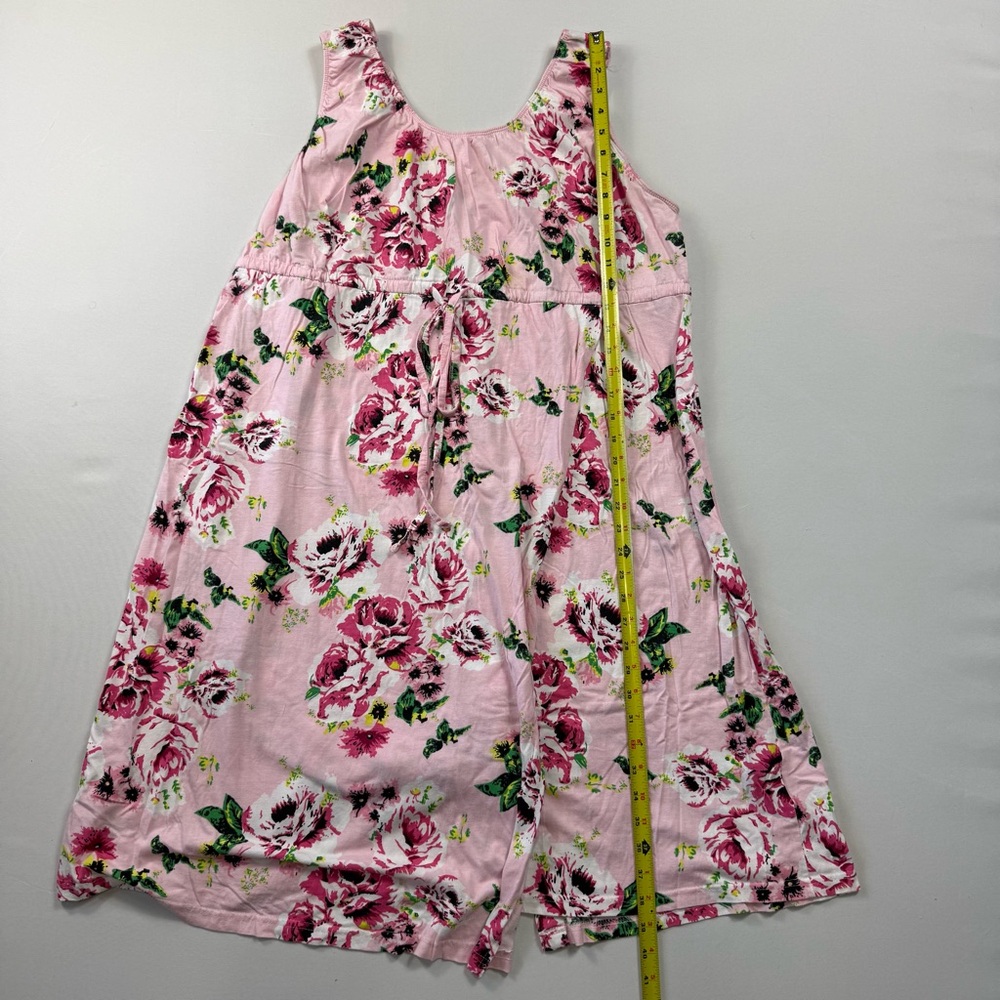 Baby Be Mine Pink Floral Maternity & Nursing Dress L/XL - Back Snap Closure - Picture 9 of 12